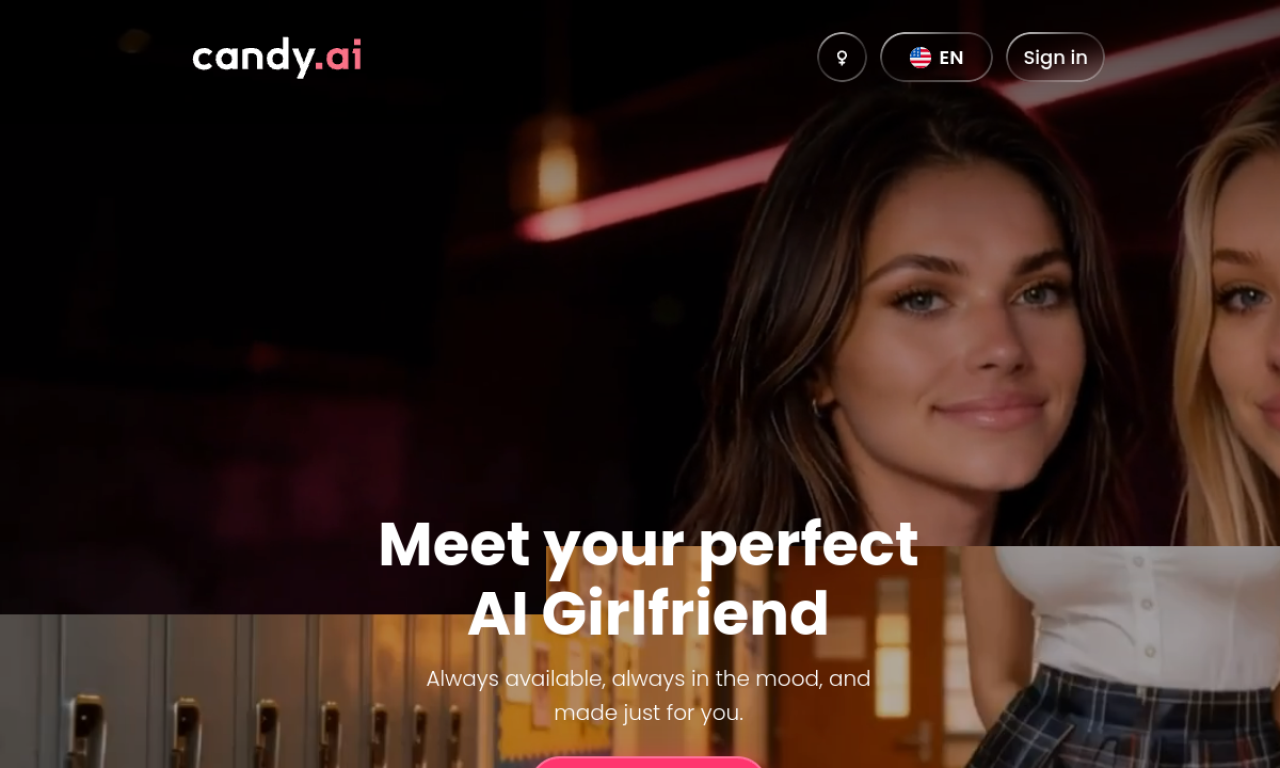 Candy AI interface screenshot